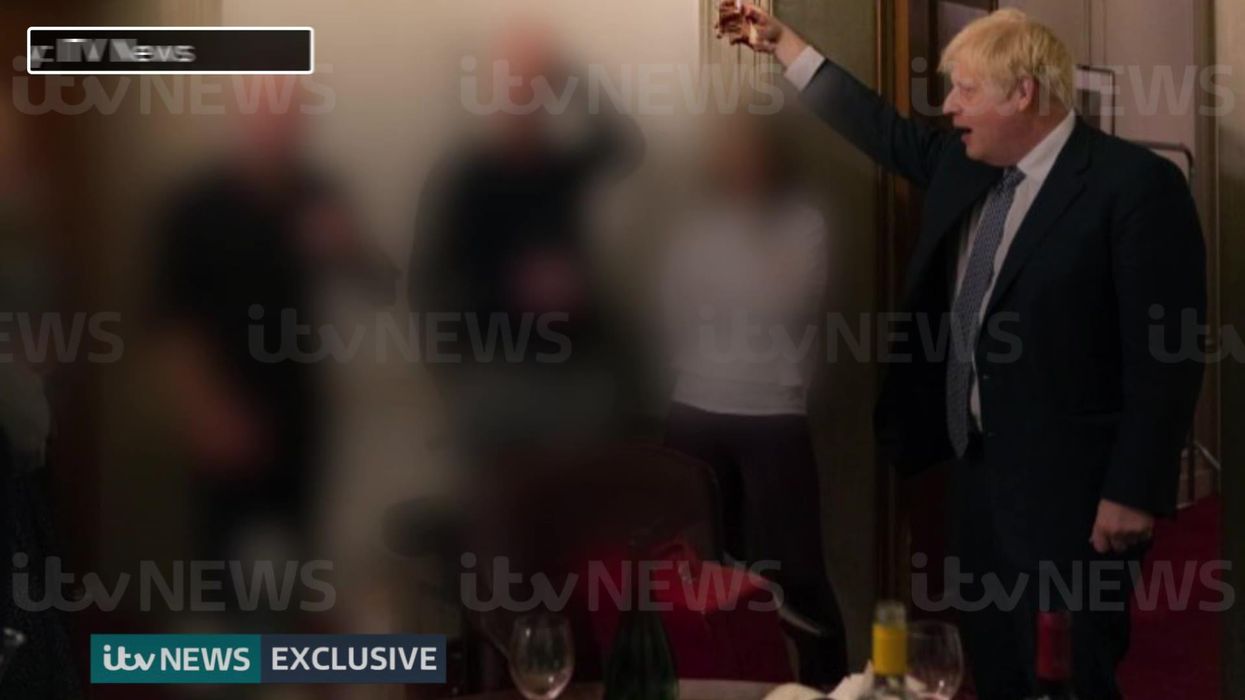 This is the moment Boris Johnson denied the existence of Downing Street party to Parliament