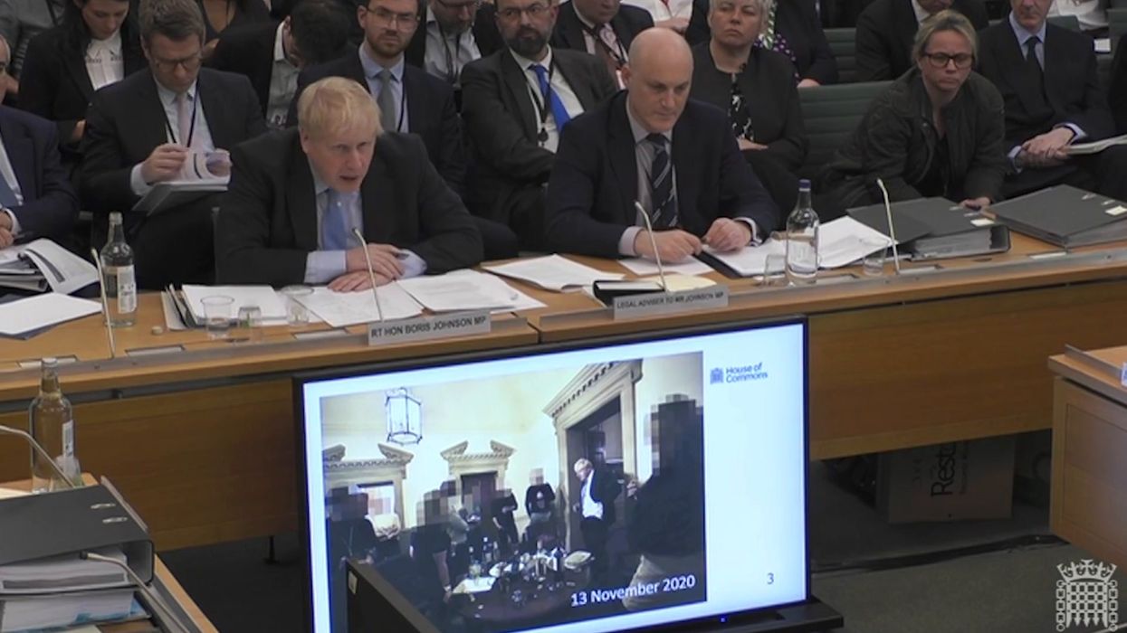 Boris Johnson claims 2020 gathering was 'essential for work' during Partygate hearing