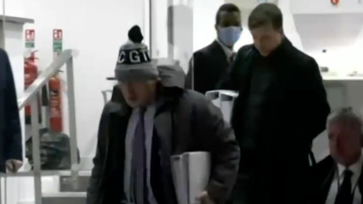 Why does Boris Johnson always wear a Grimsby Town hat?