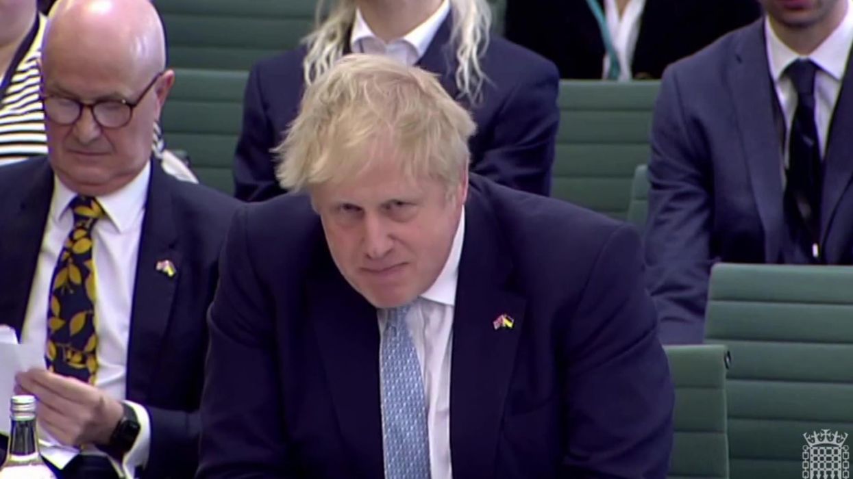 This six second clip might be the strangest thing Boris Johnson has ever done