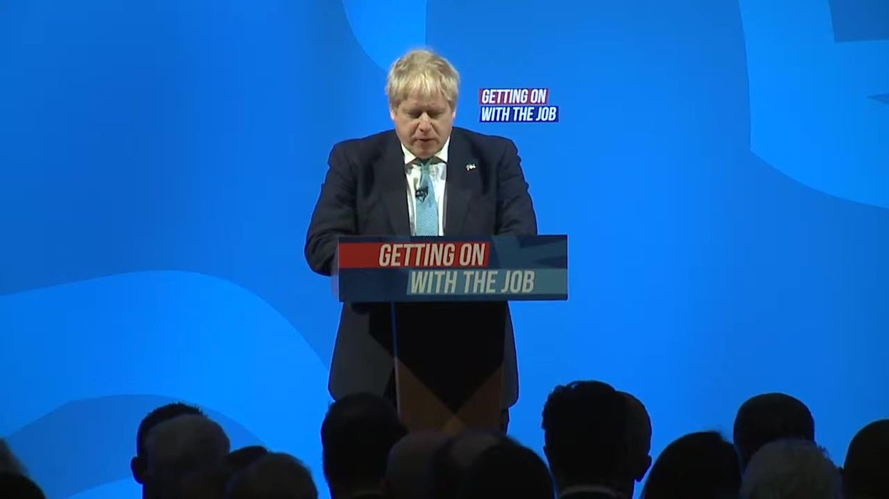 Boris Johnson slammed for 'grotesque' comparison between Brexit and Ukraine conflict at party conference