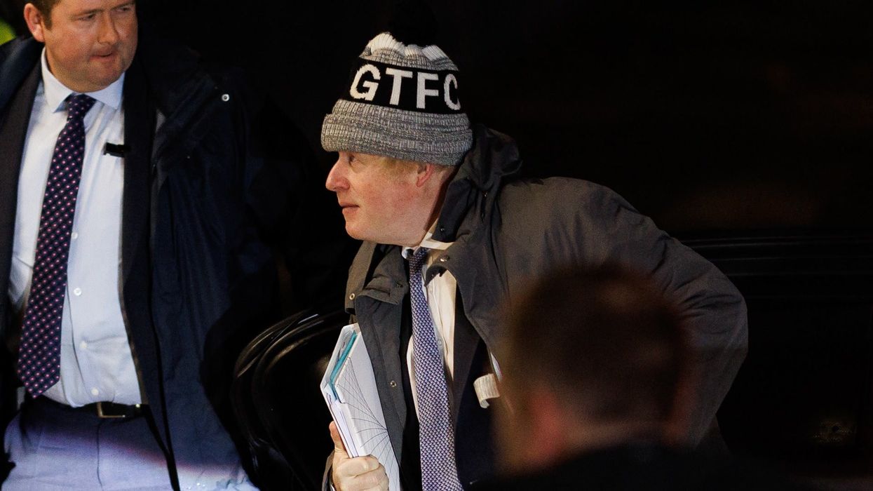Grismby Town fans launch petition to ban Boris Johnson from wearing team's hat