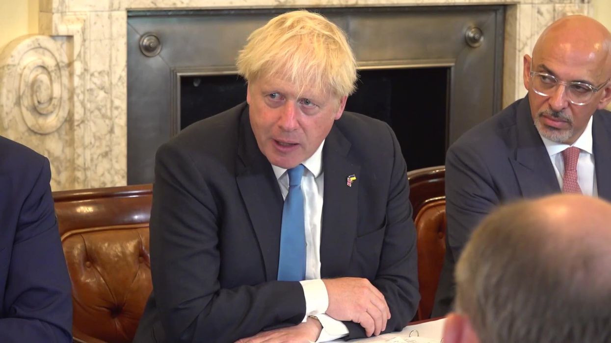 Boris Johnson's 'leavers photo' features a very unhappy looking Nadine Dorries