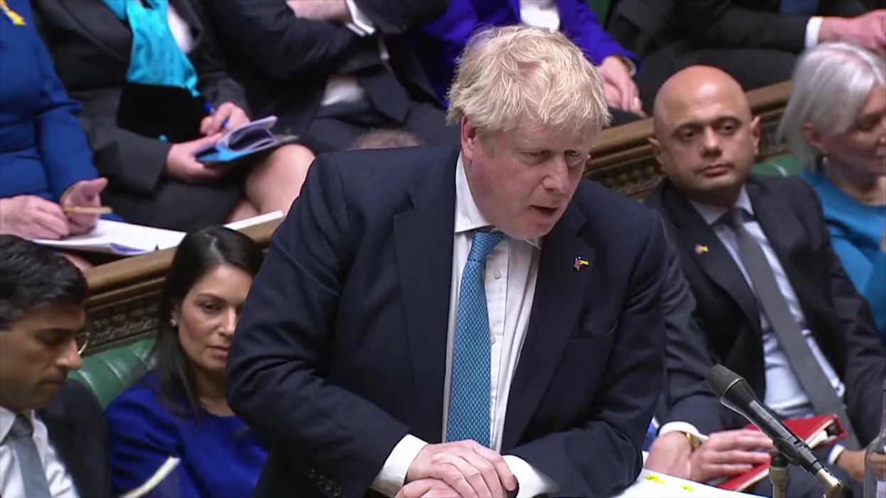 Boris Johnson called out for supporting Jamie Wallis just hours after making a trans joke