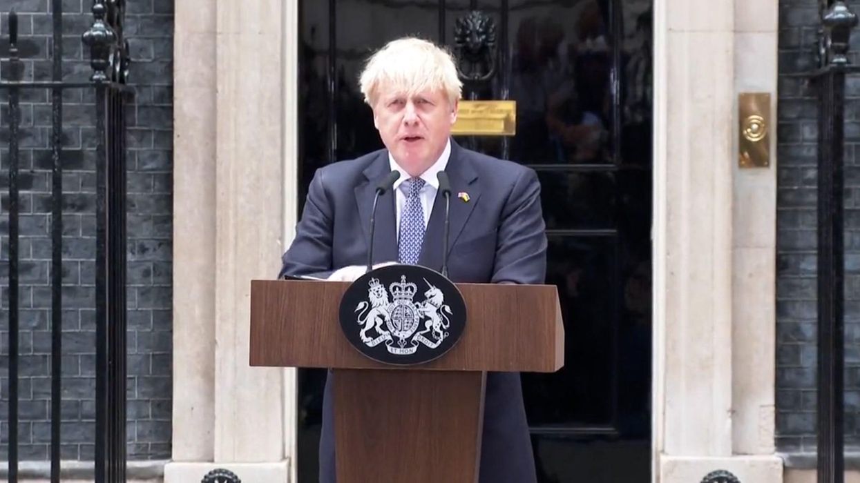Four Seasons Total Landscaping invites Boris Johnson to do a press conference at notorious spot