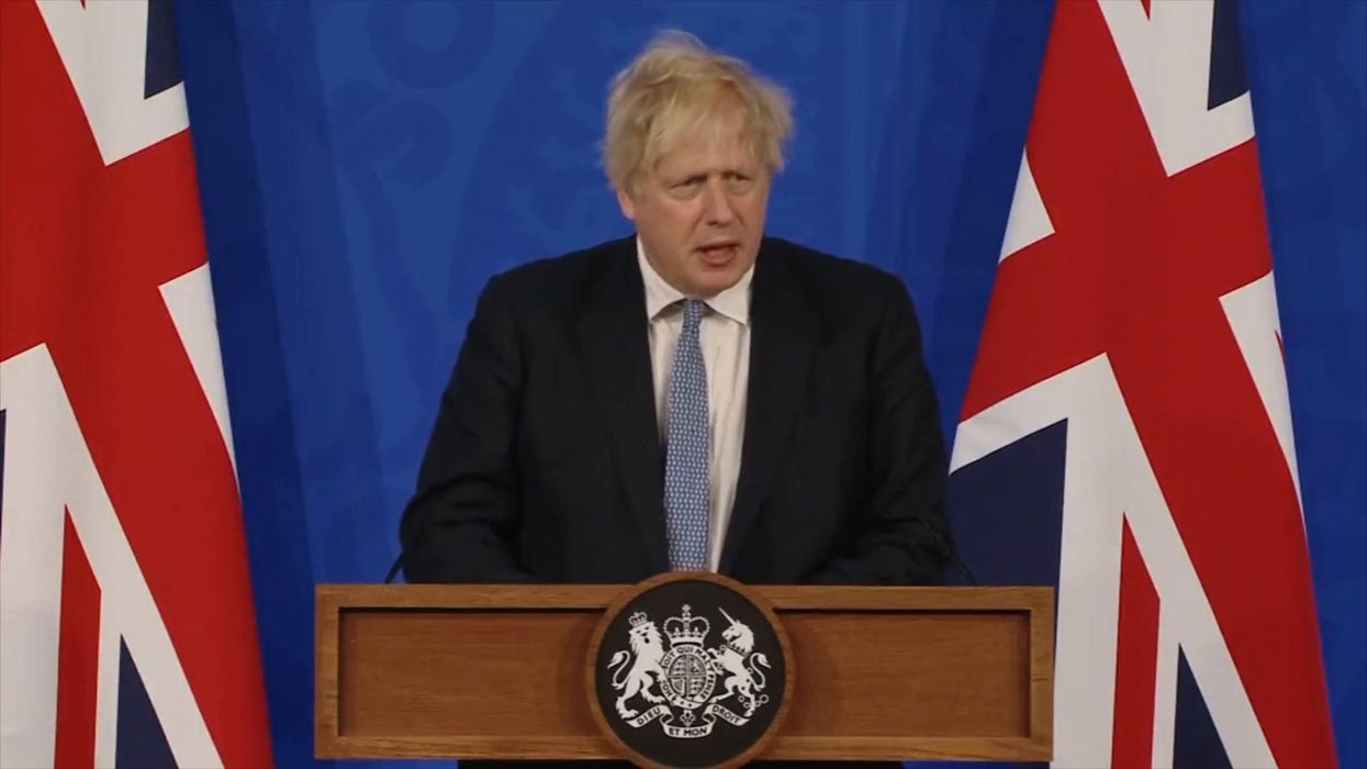 Boris Johnson loses his temper with Beth Rigby during press conference