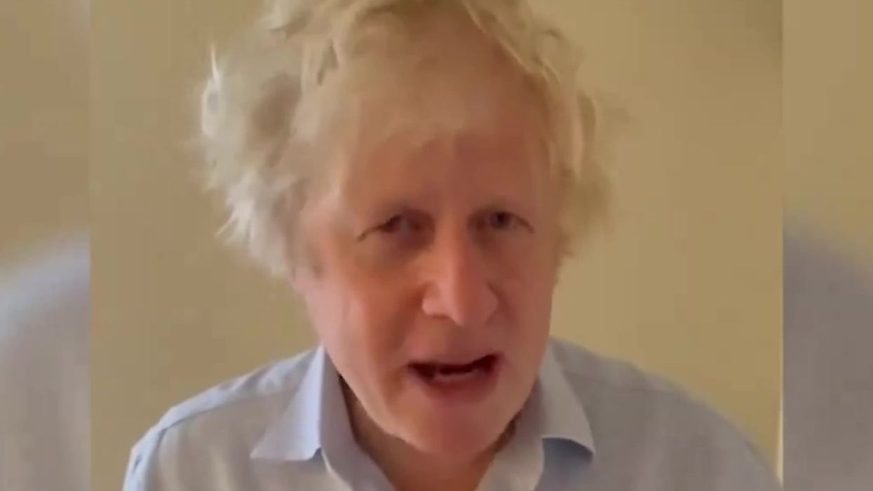 Boris Johnson ridiculed over his hair in ‘shambolic’ new year message to GB News viewers