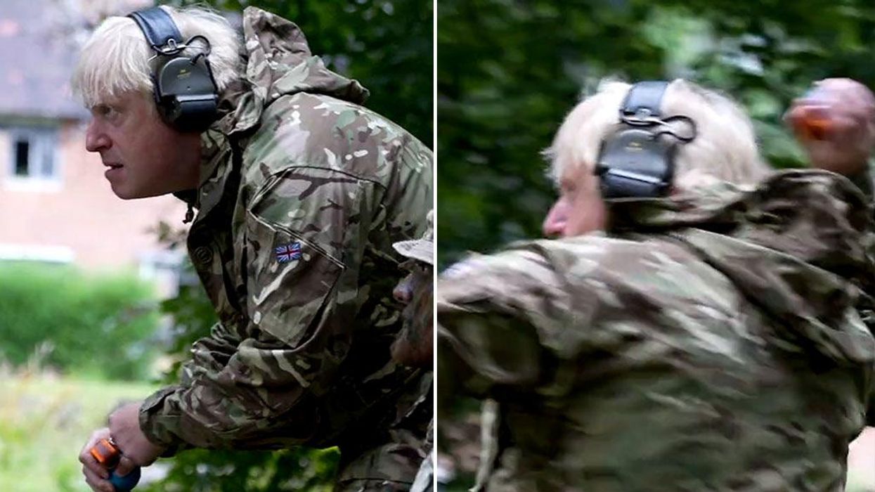 Boris Johnson training with Ukrainian troops is one of the most absurd things you'll see today