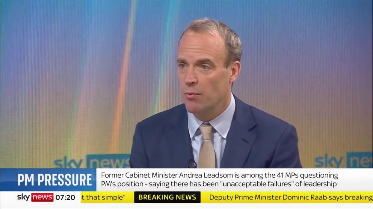 Dominic Raab is convinced that Partygate won't 'end in a leadership challenge'