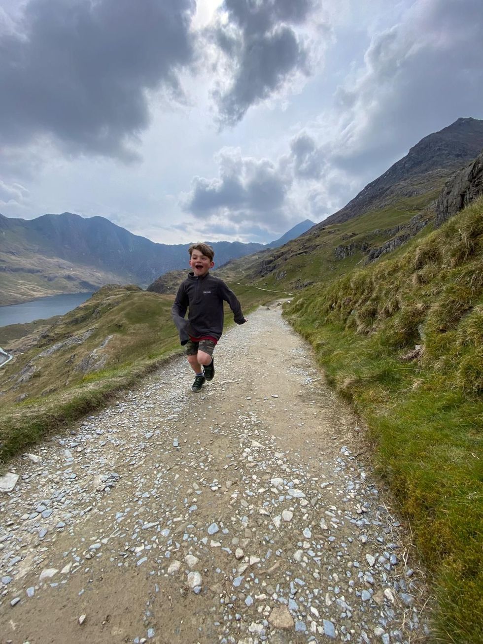 Boy running