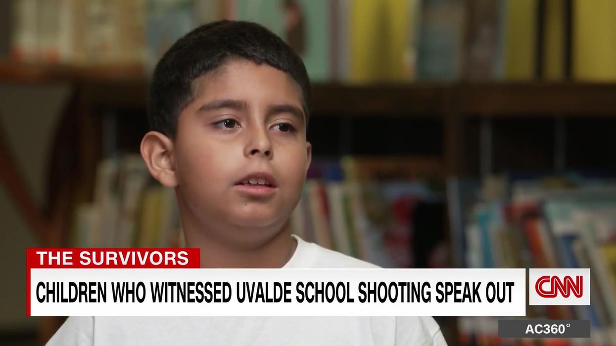 Young boy who witnessed the Uvalde shooting speaks of fear