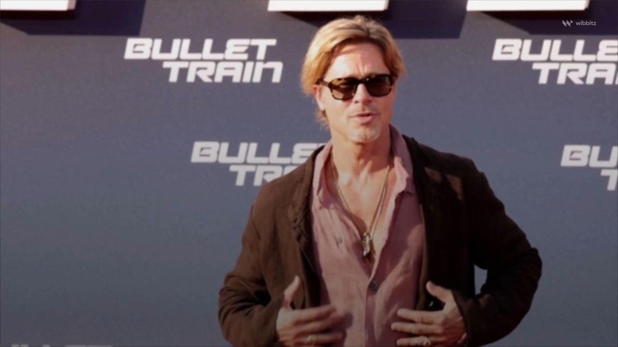Brad Pitt gives perfect response on why he wore skirt to Bullet Train premiere