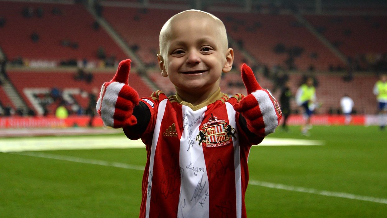 Bradley Lowery at a Sunderland game