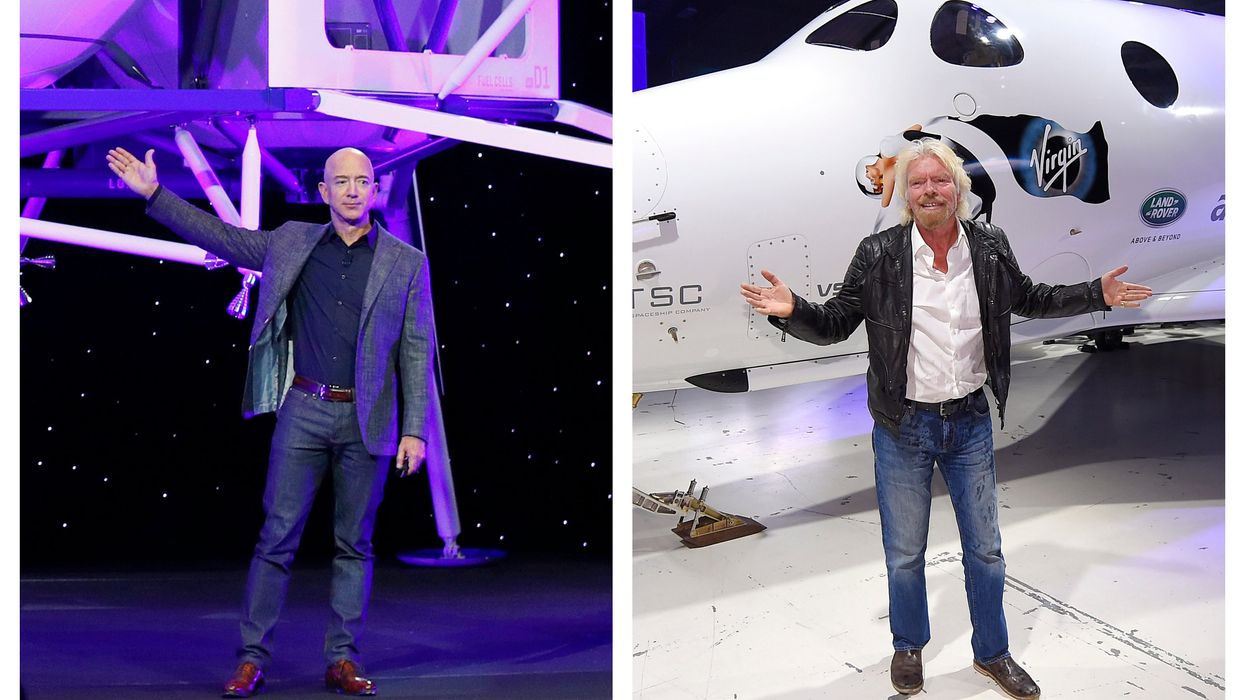<p>Branson departed Earth on Sunday, July 11 — while fellow billionaire and space enthusiast Jeff Bezos is due to take off today</p>