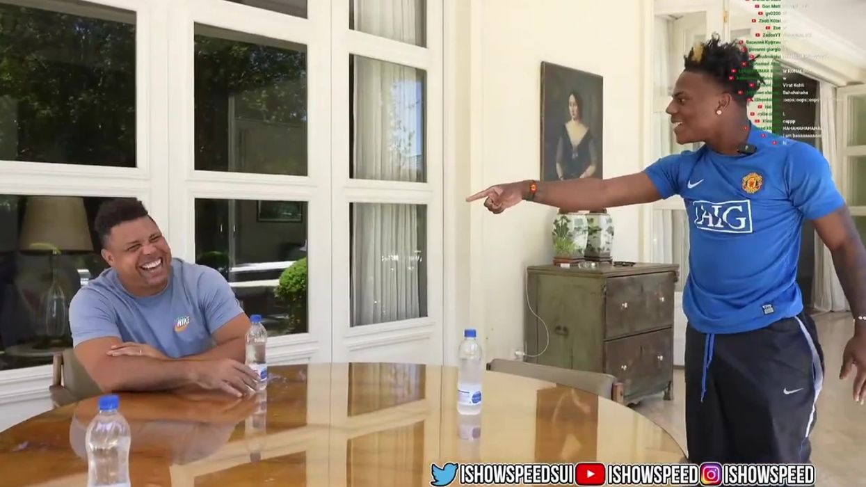 Brazilian football legend Ronaldo left speechless by iShowSpeed interview question