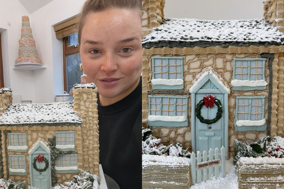 Baker goes viral on TikTok after making cottage from The Holiday into cake