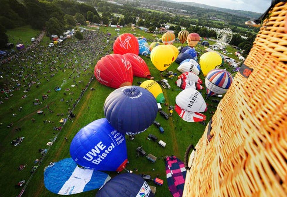 Hot air balloons fill sky above Bristol during annual fiesta indy100