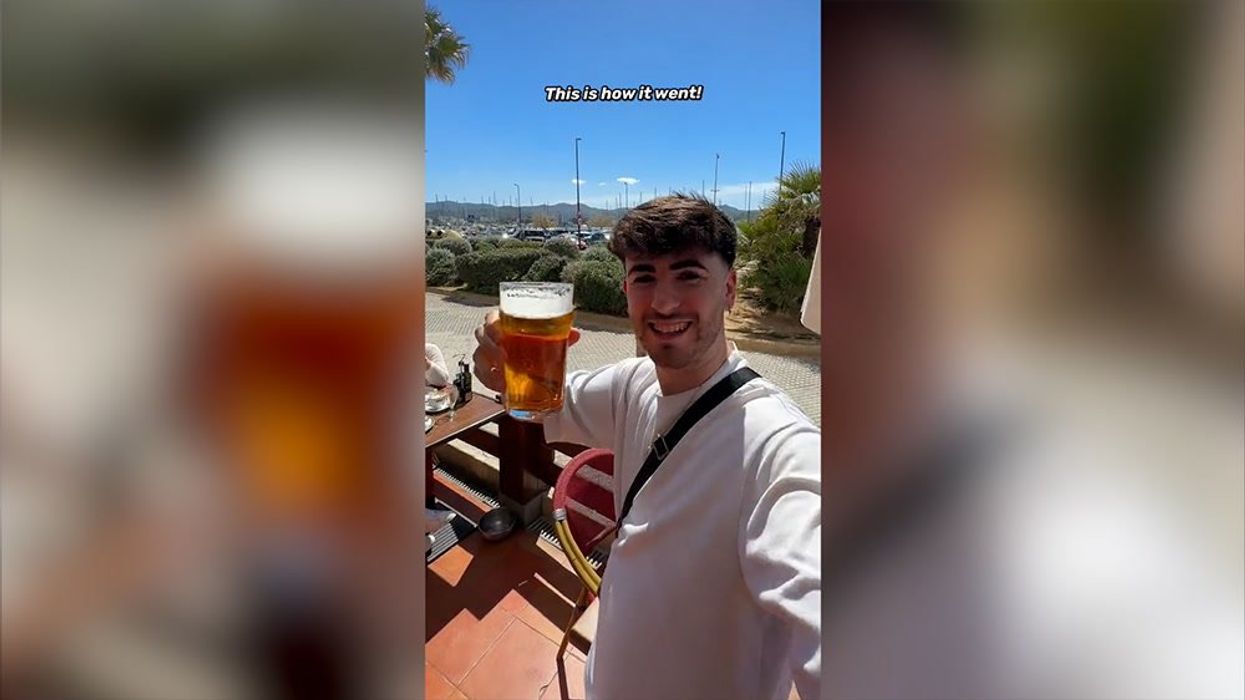 Brit flies to Spain and buys pint for less than price of crate of beer