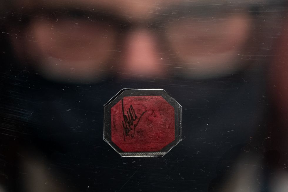 British Guiana One-Cent Magenta stamp