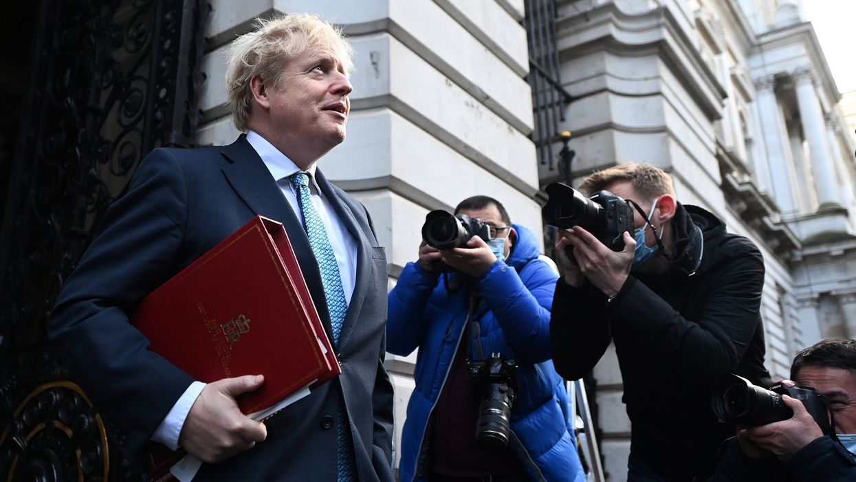British Prime Minister Boris Johnson chairs cabinet meeting in London