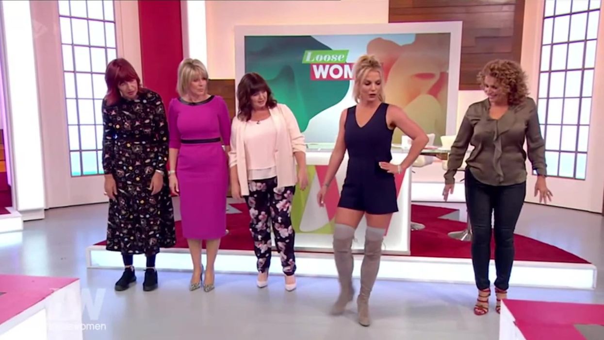 Britney Spears teaches Loose Women panelists how to dance in resurfaced clip