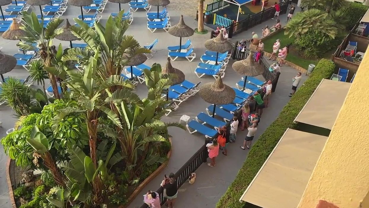 Holidaymakers queuing for sunbeds before 7am has the internet losing faith in humanity