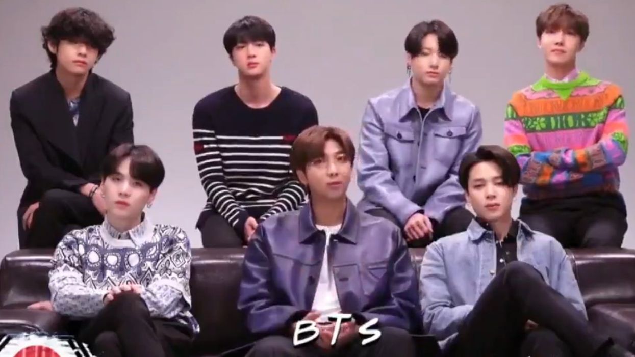 BTS, as seen on the Friends reunion special
