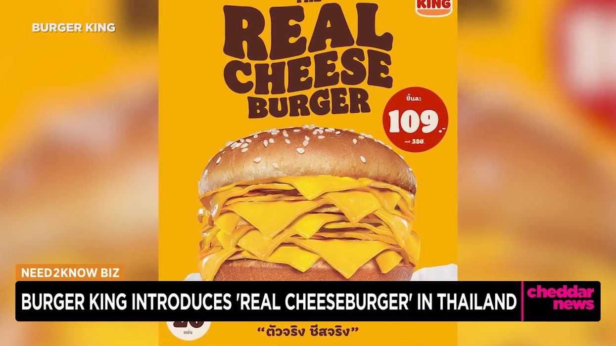 Burger King release burger that is just 20 slices of cheese and nothing else