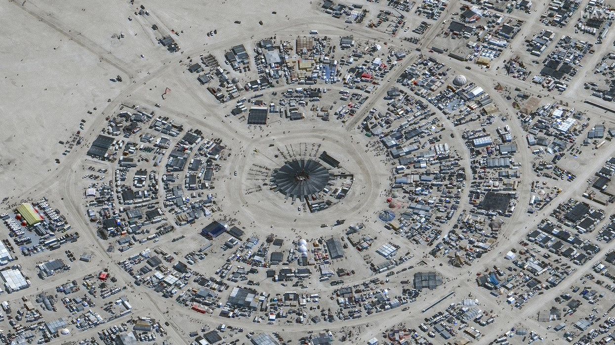 Stunning photos capture what Burning Man Festival looks like from space