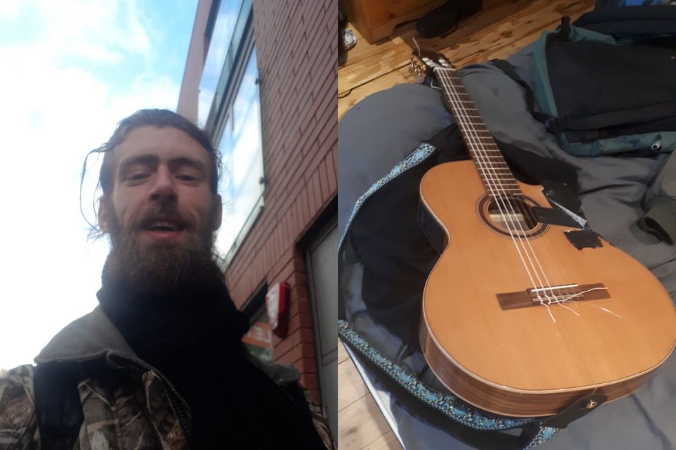 Busker reunited with lost guitar in hours thanks to ‘power of social media’