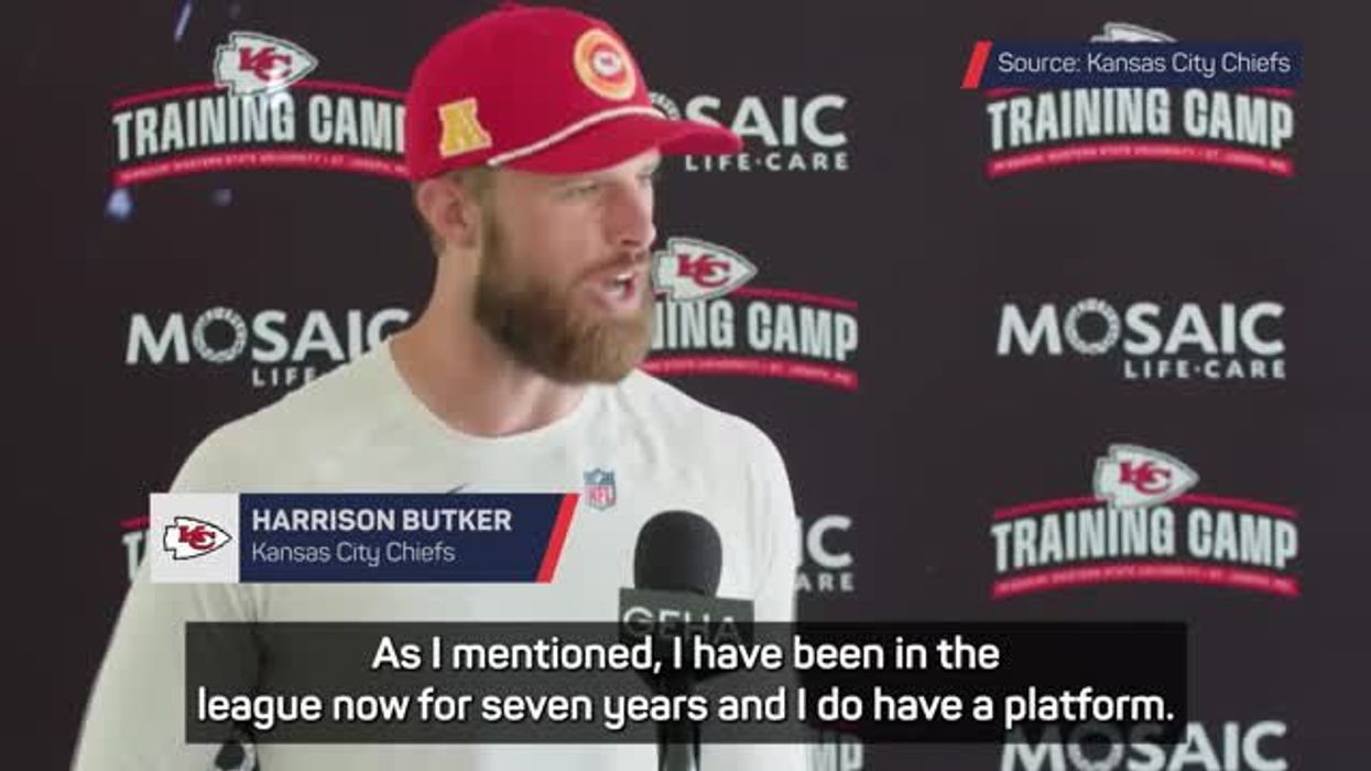 Chiefs kicker Harrison Butker is injured and feminists don't have much sympathy