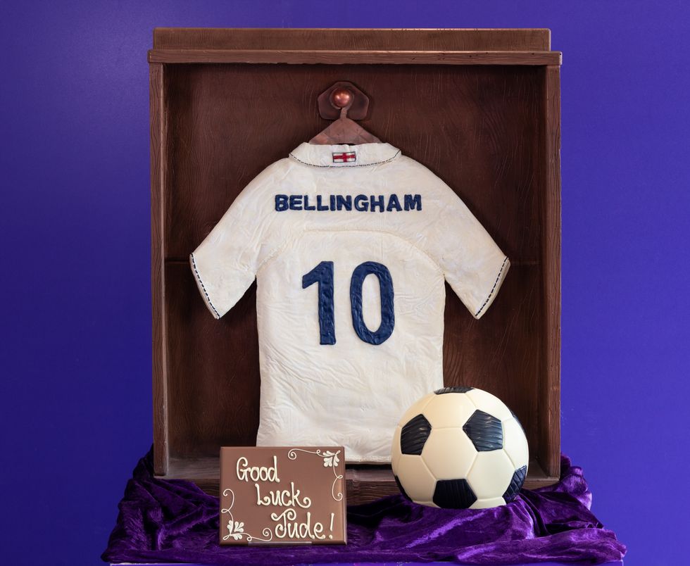 Cadbury World unveils chocolate replica of Jude Bellingham’s football shirt