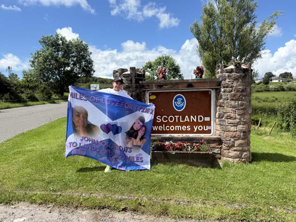 Scot running length of UK looking forward to ’emotional’ reunion with family