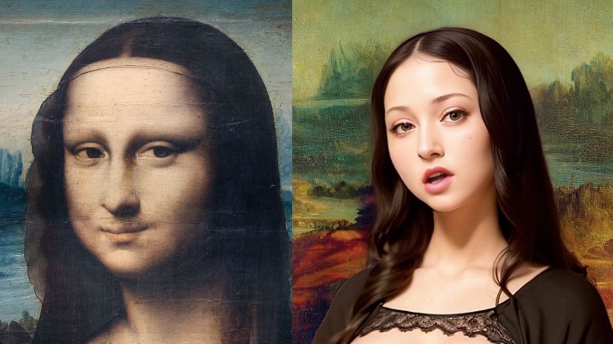 Xxx Photo Monalisa - AI generated modern Mona Lisa slammed for catering to the 'male gaze' |  indy100