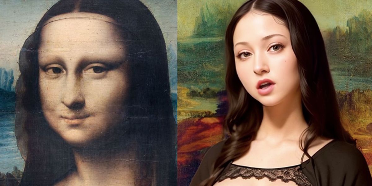 Mnalisa Xxx Vido - AI generated modern Mona Lisa slammed for catering to the 'male gaze' |  indy100
