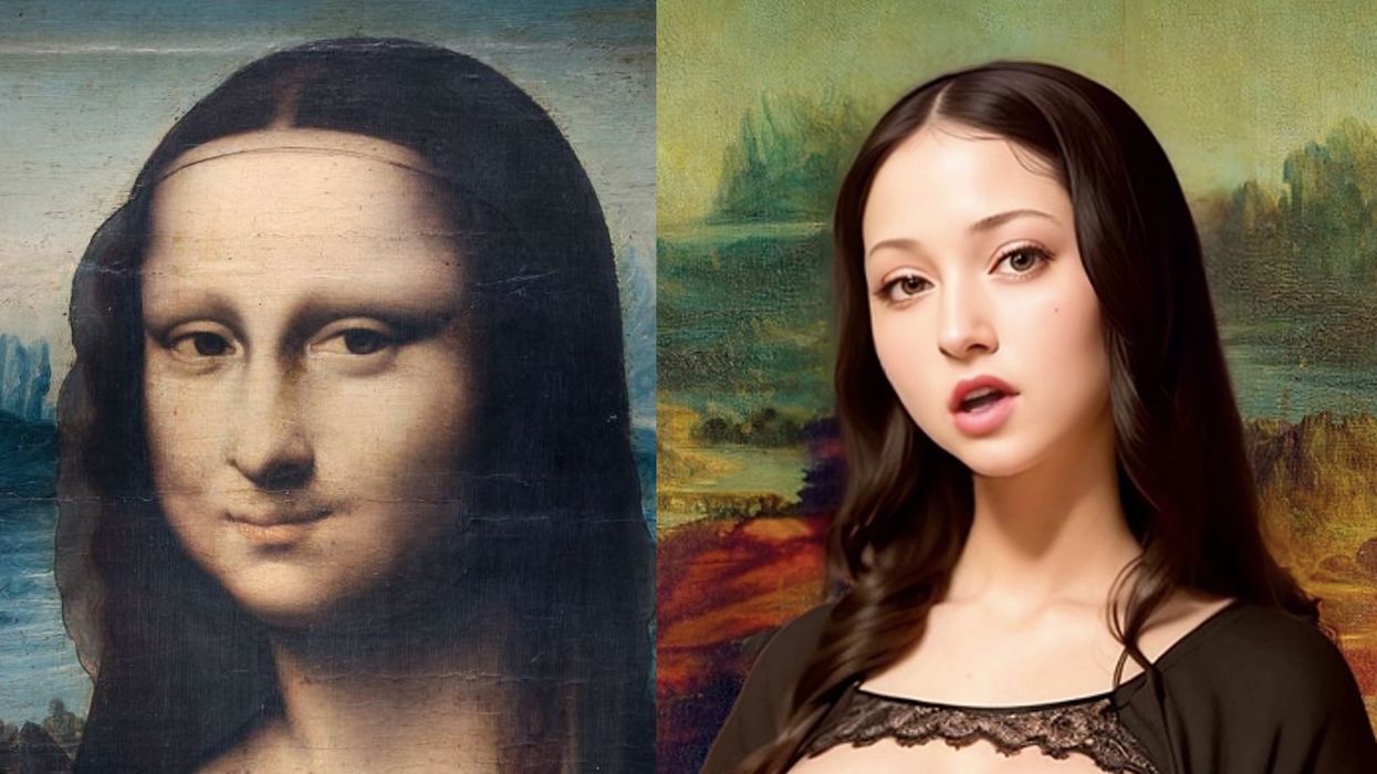 AI generated modern Mona Lisa slammed for catering to the 'male gaze