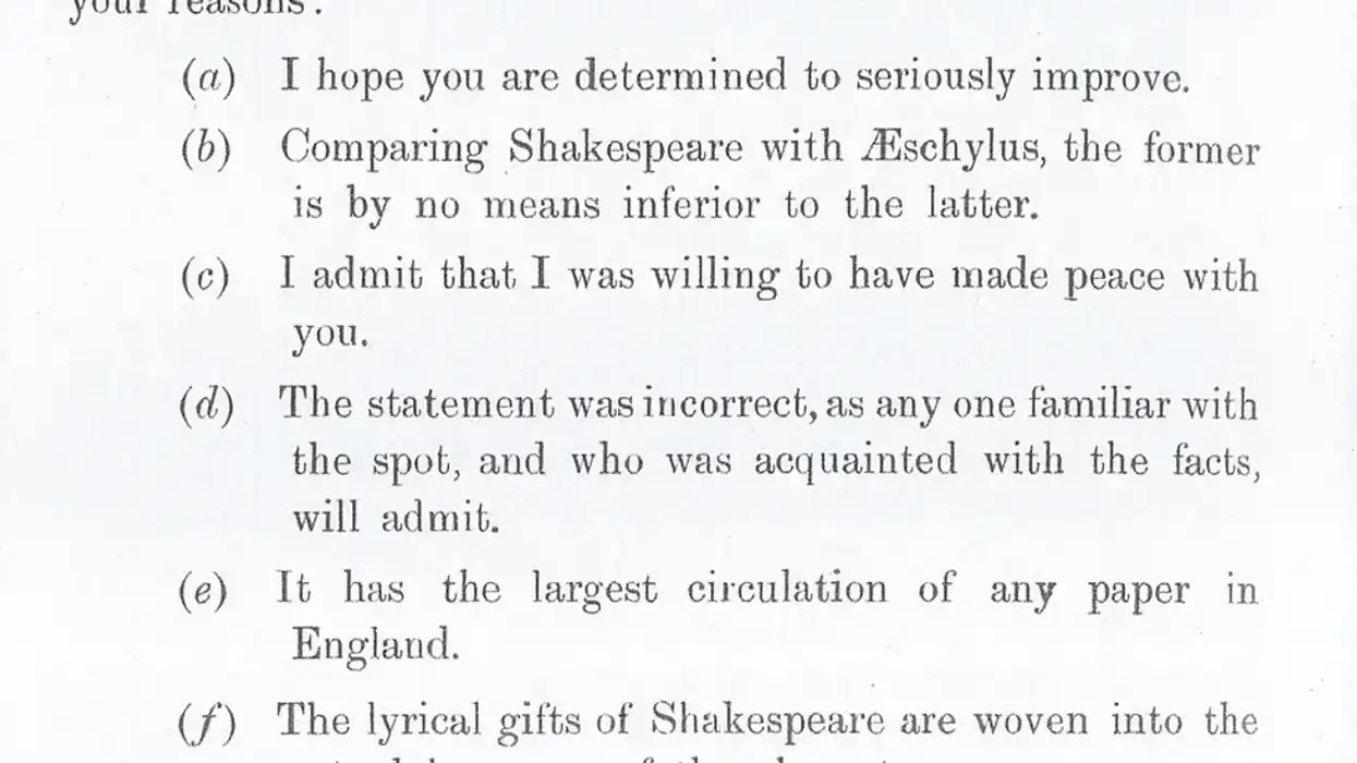 This Cambridge exam question is still baffling people 110 years after it was first published