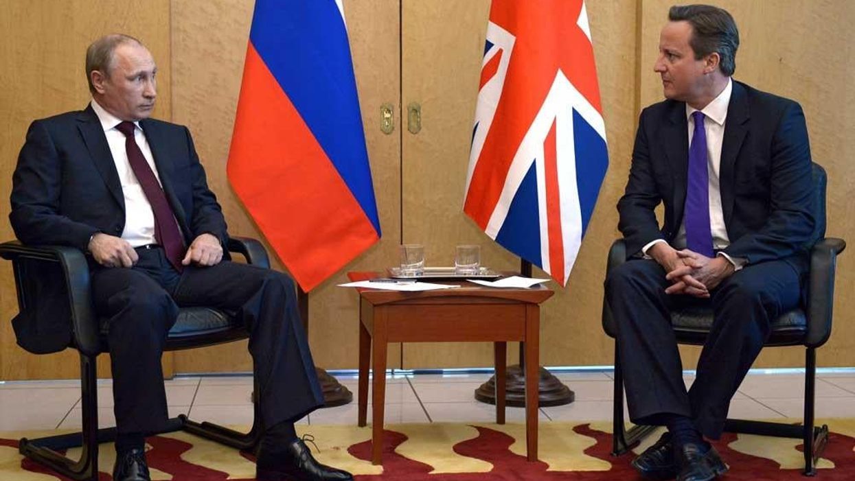 Cameron and Putin in June 2014