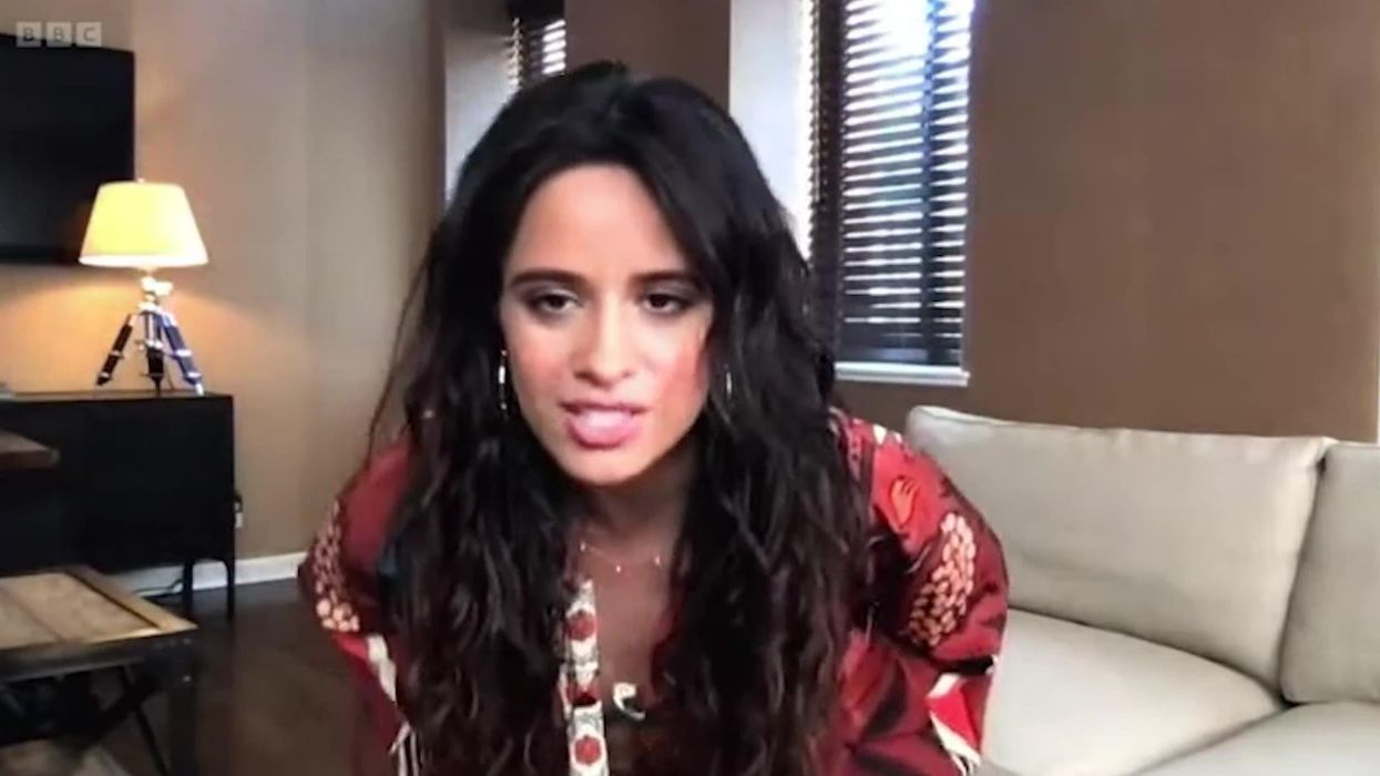 Camila Cabello handles TV wardrobe malfunction like a pro
