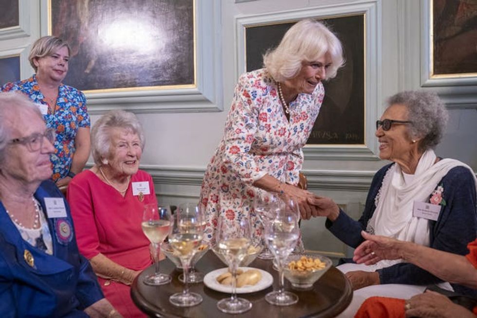 Camilla meeting former nurses