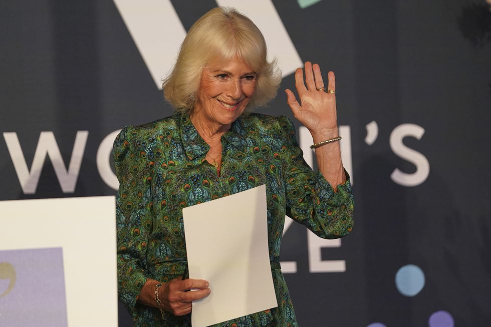 Camilla praises literary prize for championing women authors