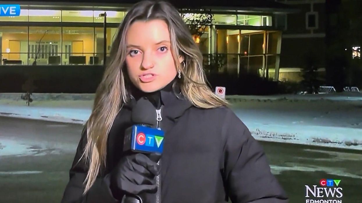 Terrifying moment Canadian TV reporter appears to faint live on air