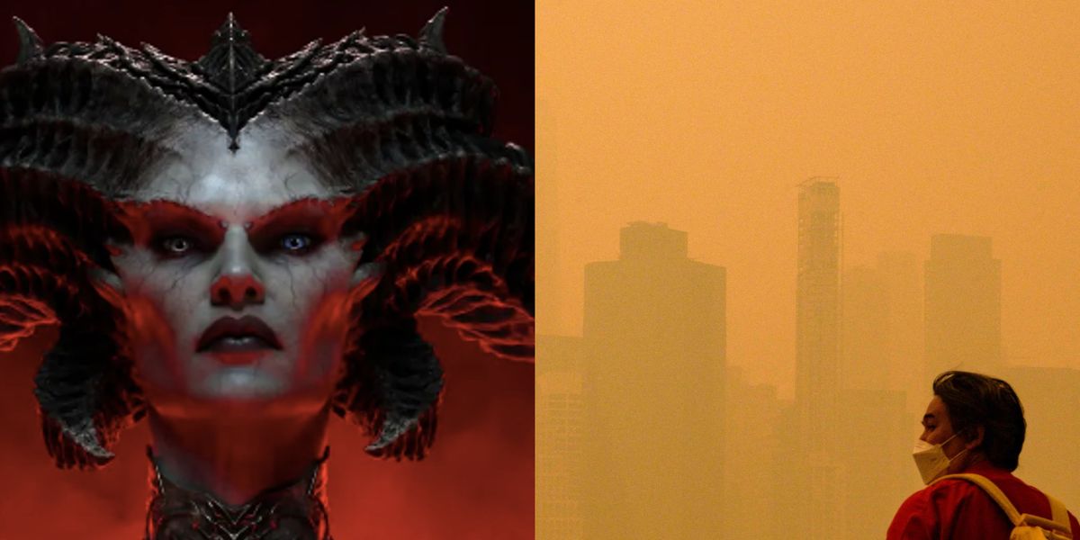 Welcome To Hell Video Game Billboard Perfectly Captures The Mood In welcome-to-hell-video-game-billboard-perfectly-captures-the-mood-in