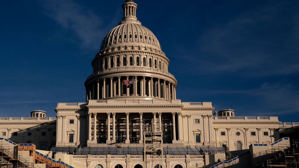 Capitol Prepares For Presidential Inauguration