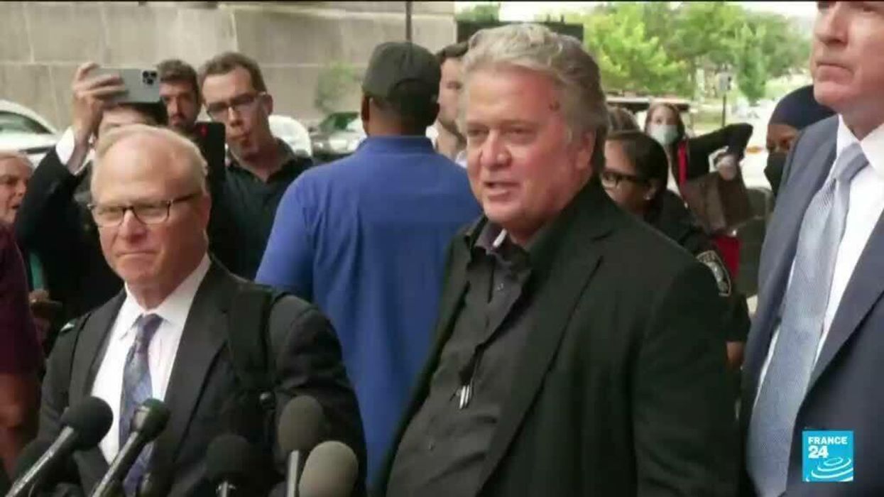 Why does Steve Bannon wear three shirts wherever he goes?