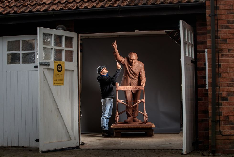 Captain Sir Tom Moore statue