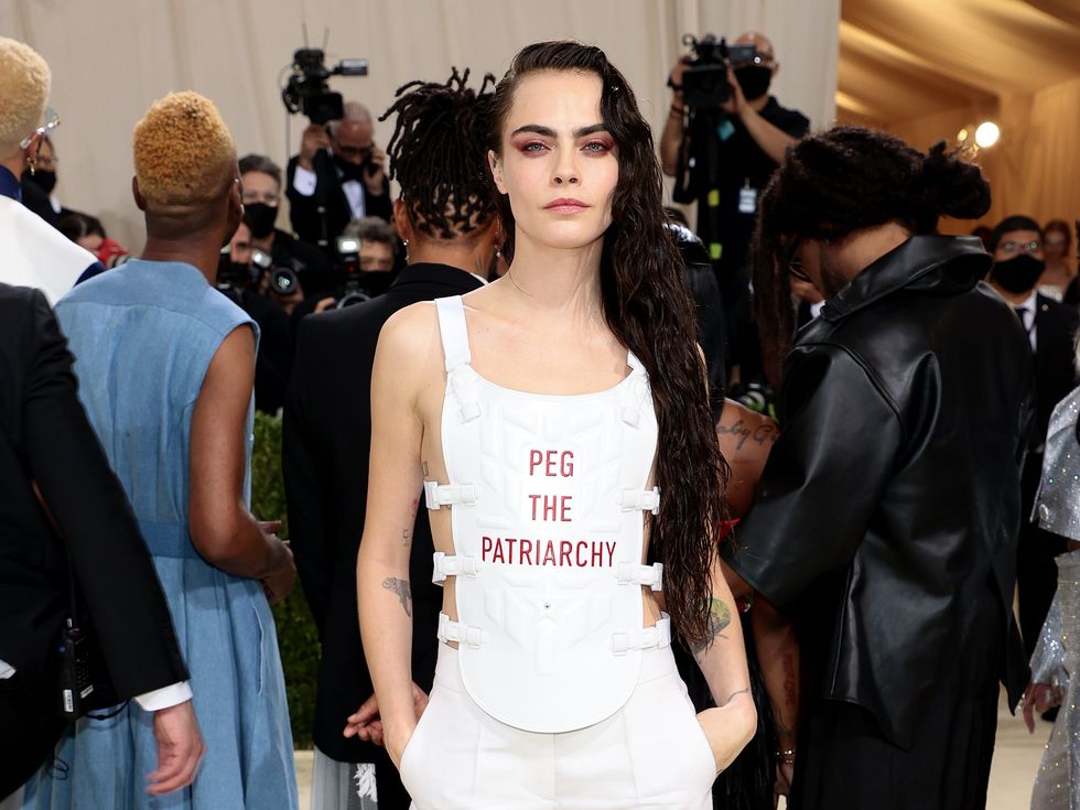 Cara Delevingne at 2021 Met Gala