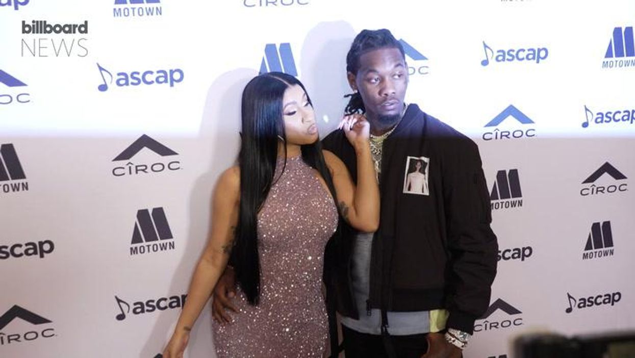 Cardi B celebrates her dog's birthday with a cake