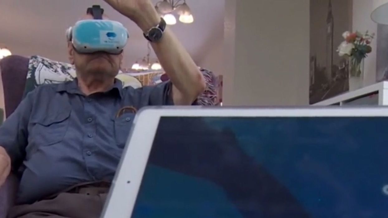Care home uses VR to help elderly residents 'unlock memories' and do things they never got to