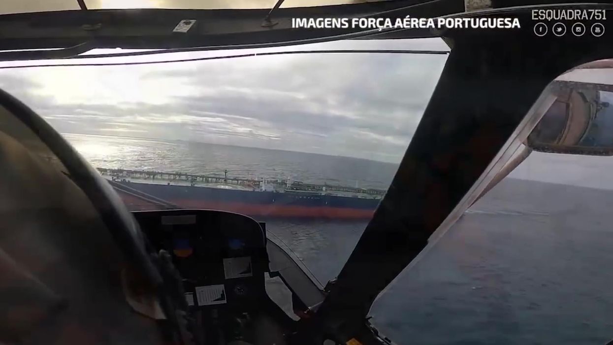 Cargo ship carrying hundreds of luxury cars on fire in Atlantic